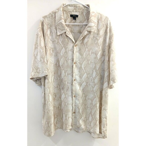 PAIGE Landon Snake Print Button-Up Shirt XXL‎ - Picture 2 of 7